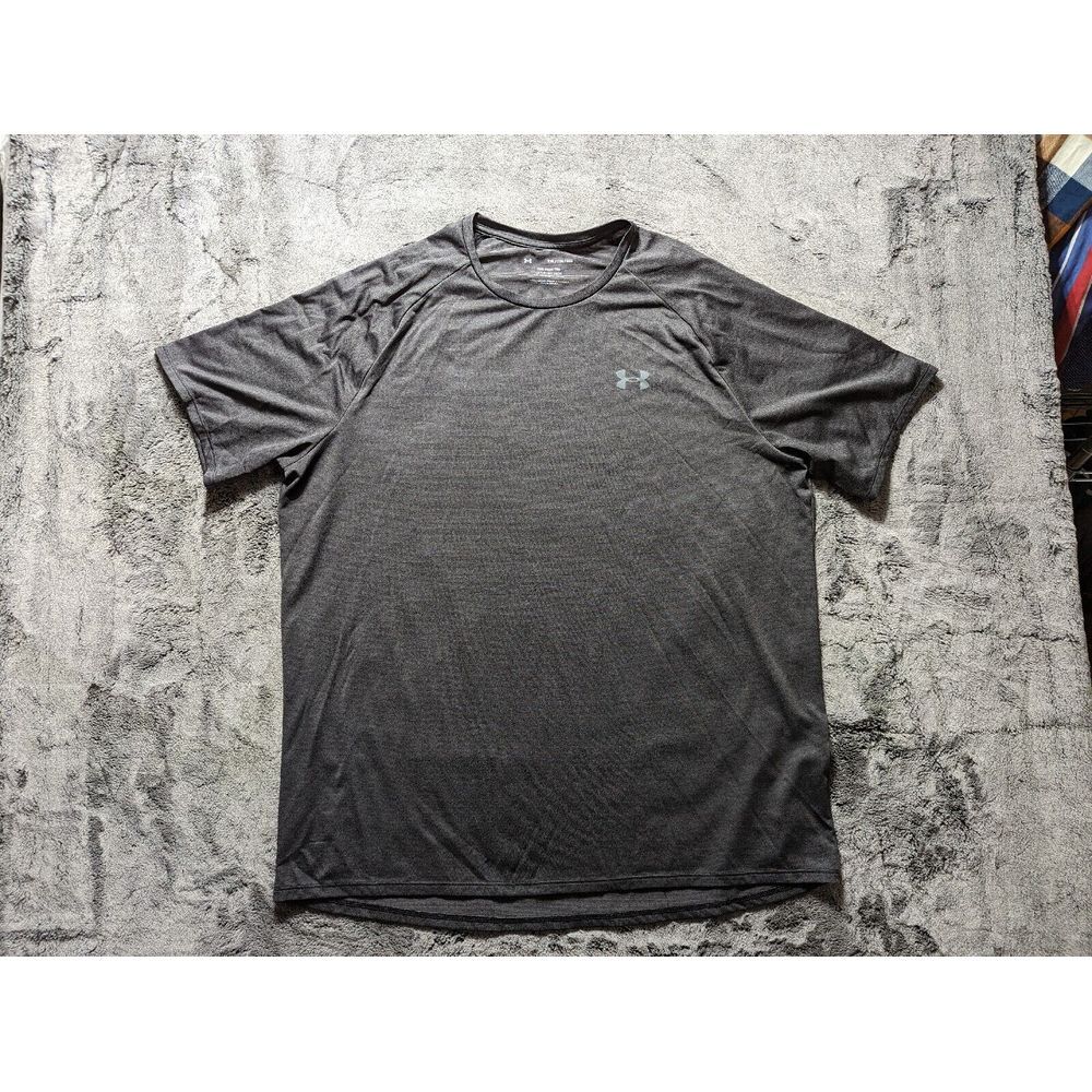 Under Armour Short Sleeve The Tech Tee Men's Size XXL Gray